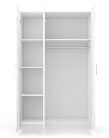 Kendal High Gloss 3 Door Wardrobe with Centre Mirror