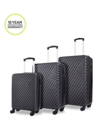 Rock Santiago 3pc Suitcase Set