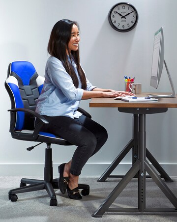 X Rocker Saturn Gaming Chair for Juniors - Blue