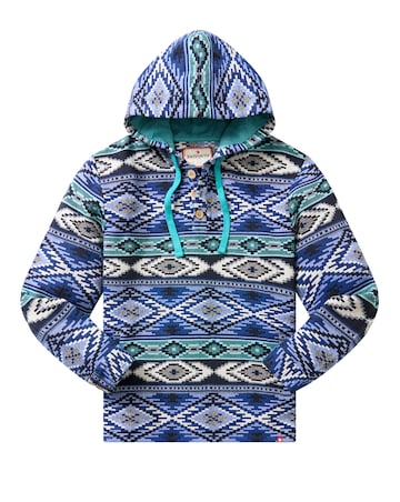 Joe Browns Hit The Waves Jacquard Hood - Blue Multi