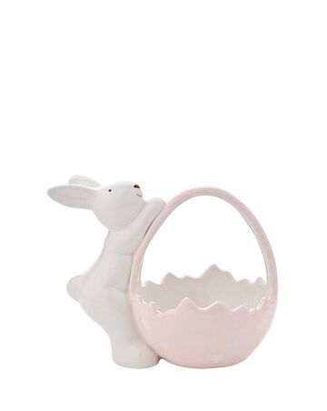 Bunny with Pink Basket