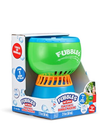 Fubbles No-Spill Fun-Finiti Bubble Machine