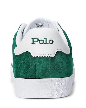 Polo Ralph Lauren Court Vulc Suede Trainer - Green