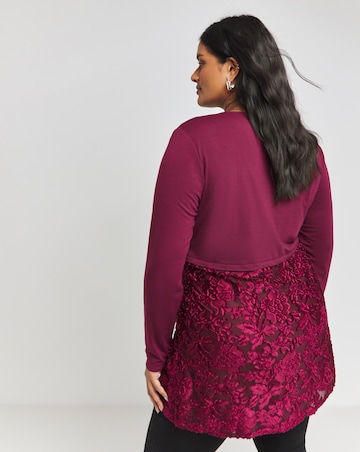 Joe Browns Berry Merry Devore Tunic