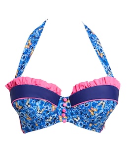 Joe Browns Butterfly Print Wired Bikini Top