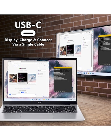 Acer Aspire Lite Laptop - 15.6in FHD AMD Ryzen 5 16GB 512GB