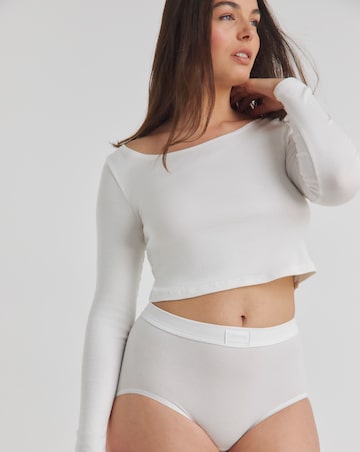 Sloggi (2 Pack) Cotton Double Comfort Maxi Knickers White