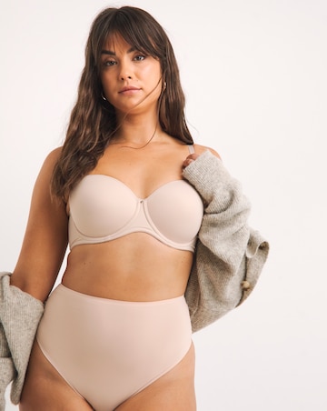 Fantasie Aura Moulded Strapless Wired Bra Natural Beige