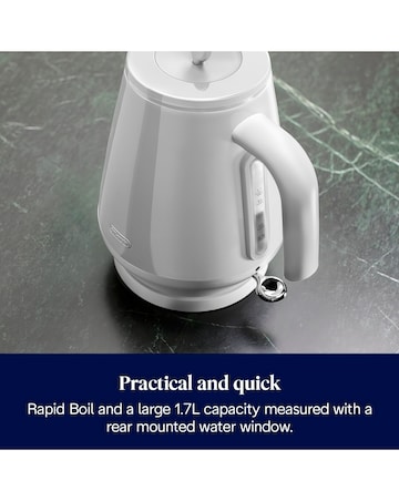 De'Longhi Eclettica KBY3001.W White Kettle