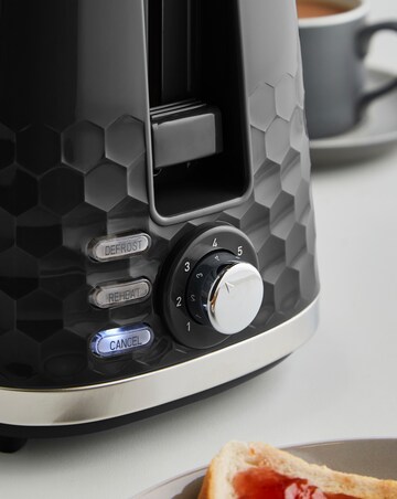 Morphy Richards 220031 Hive 2 Slice Black Toaster