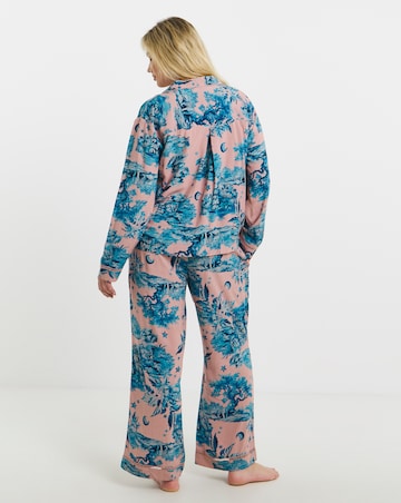 Figleaves Printed Viscose Pyjama Set