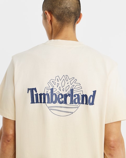 Timberland Sunfaded Back Tree Logo Graphic T-Shirt