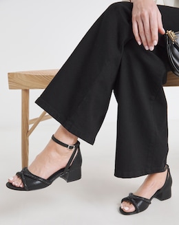 Dotty Diamante Two Part Heels - Wide Fit (E)