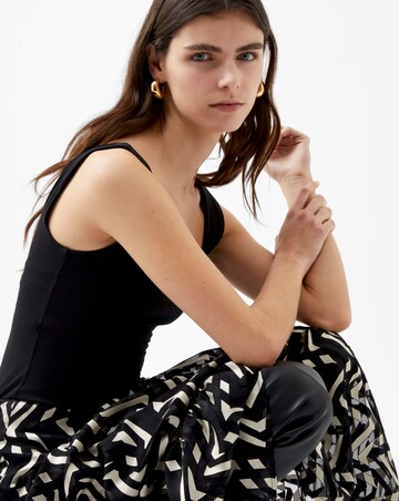 French Connection Diandra Satin Burnout Skirt