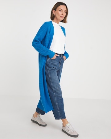 Chunky Knit Edge to Edge Cardigan