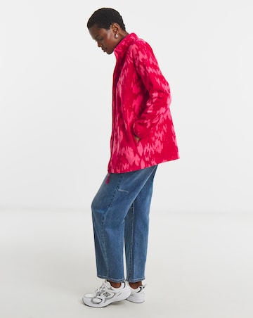 Zip Through Longline Fleece