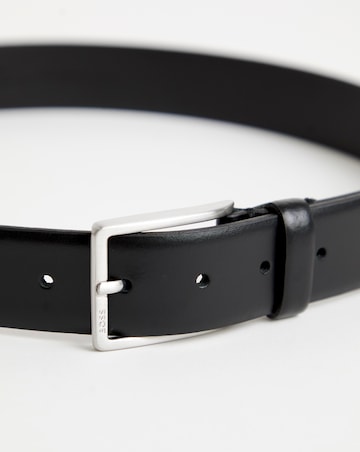 BOSS Formal Leather Belt Black