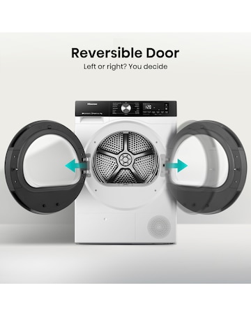 Hisense 3S Series DH3S902BW3 WiFi-enabled 9kg Heat Pump Tumble Dryer - White