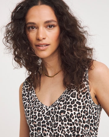 Animal Print Reversible Vest