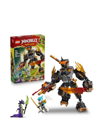 LEGO NINJAGO Cole's Mission Mech & Dragon Zane