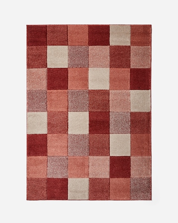Sara Carved Chequerboard Rug