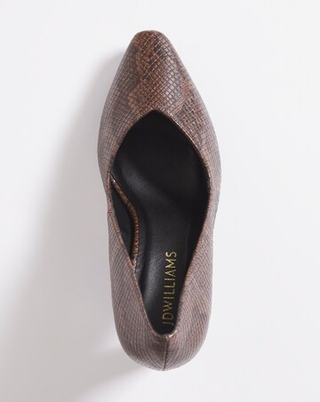 Heeled Court Shoe - Extra Wide Fit (EEE)