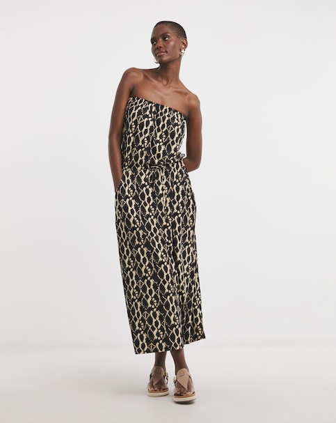Great Value Soft Touch Strapless Midi Dress