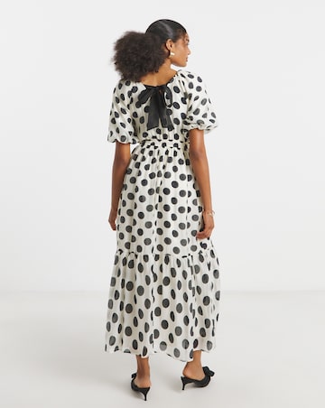 Joanna Hope Puff Sleeve Printed Dress