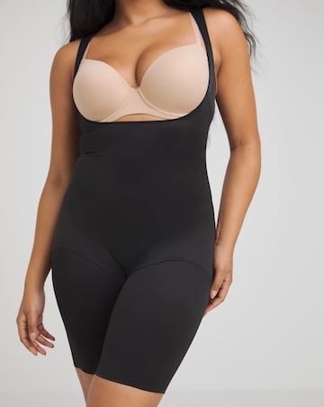 Naomi&Nicole Unbelievable Comfort Firm Control Torsette Thigh Slimmer Black