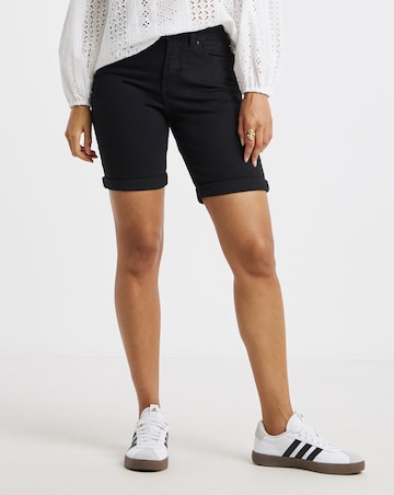 Simply Be Black 24/7 Knee Shorts