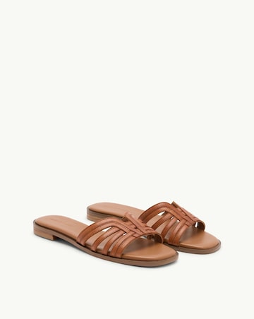 Nobodys Child Brown Femme Sliders - Standard Fit (D)