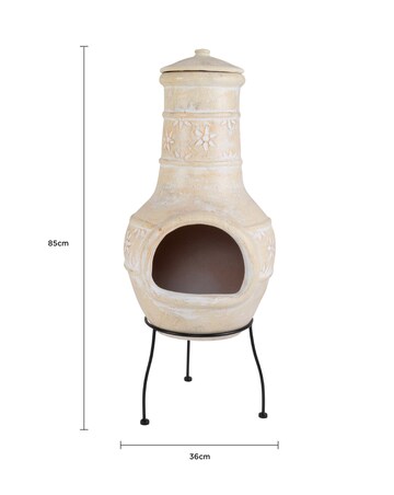 Charles Bentley SNUG Valencia Clay Chiminea