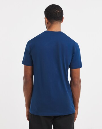 Pure Cotton Crew Neck T-Shirt Long - Cobalt