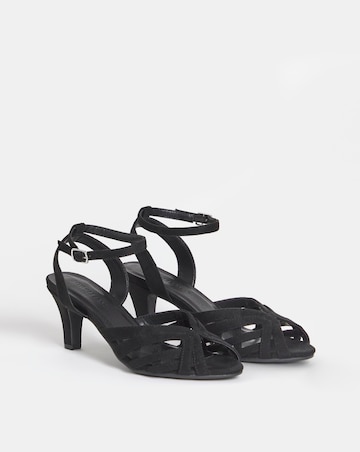 Waltz Round Toe Caged Heels - Extra Wide Fit (EEE)