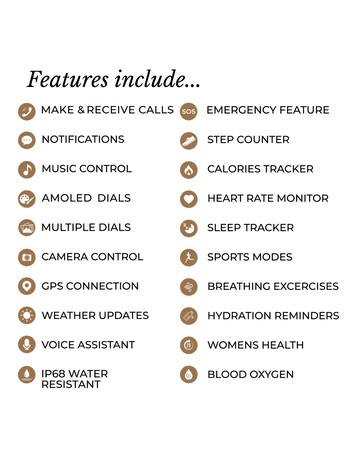 Radley Series 57 AMOLED Leather Silicone Strap Smart Watch - Eucalyptus