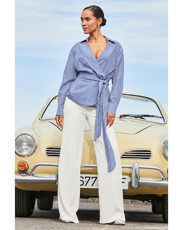 Sosandar Wrap Detail Shirt