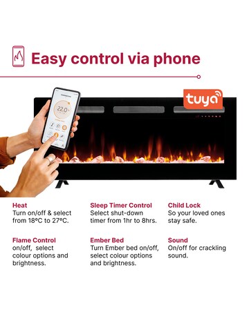 Dimplex Sierra Linear 60 Fireplace Fire Suite