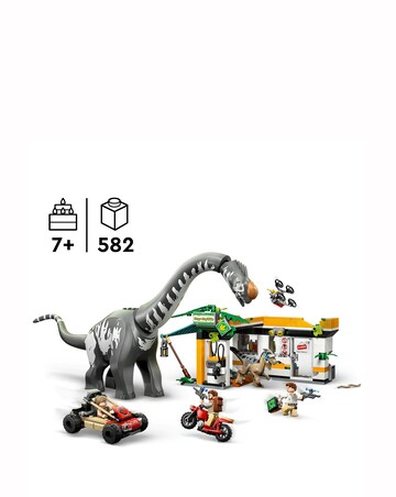LEGO Jurassic World Raptor & Titanosaurus Tracking Mission Dinosaur 76973