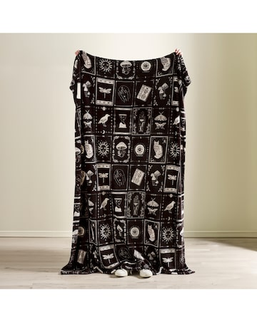 Catherine Lansfield Enchanted Witchcraft Fleece Throw
