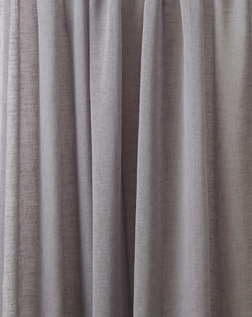 Tahiti Pom Pom Linen Look Voile