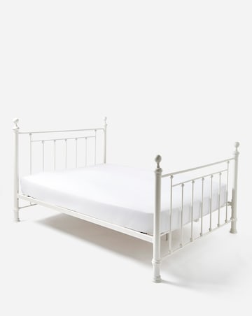 Julipa Lucie Bed Frame with 3 Layer Memory Foam Hybrid Mattress