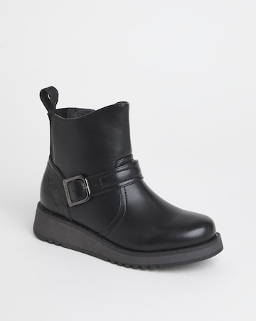 Heavenly Feet Cherish Buckle Boots Wide Fit