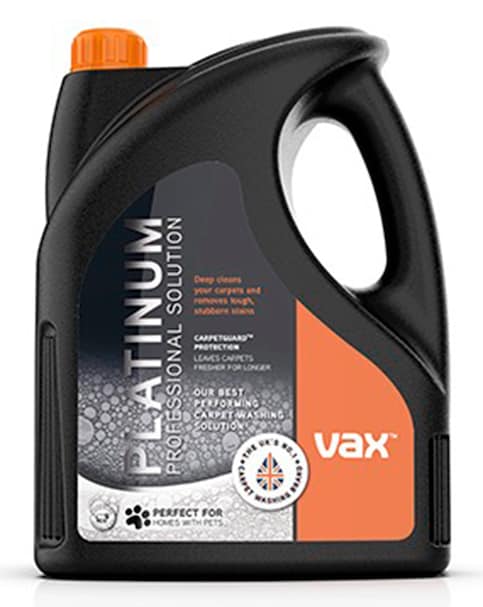 Vax 4 Litre Platinum Professional Carpet Cleaning Solution