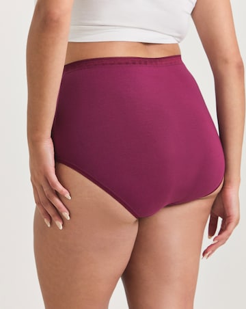 Slimma (4 Pack) Cotton Full Fit Knickers Grey Multi
