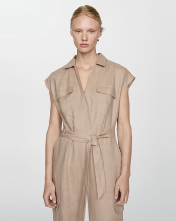 Mango Linen Jumpsuit