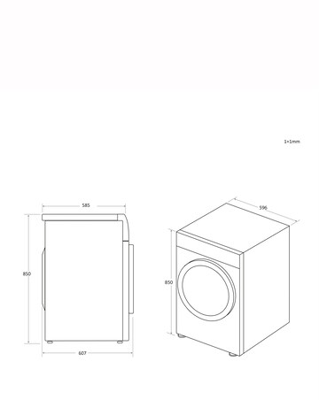 Hoover H-Dry 300 HLEC8LG-80 8kg Condenser Tumble Dryer White + Install