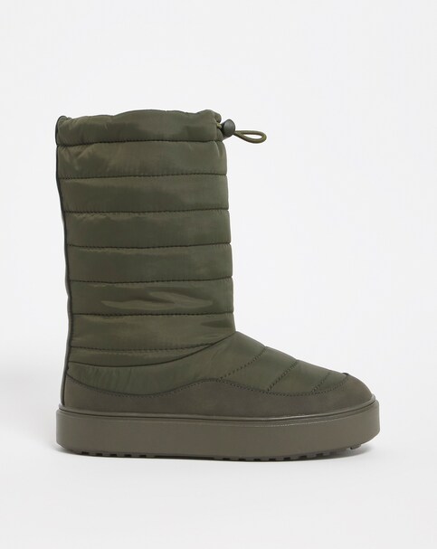 Medina Quilted Nylon Snow Boots - Extra Wide Fit (EEE)