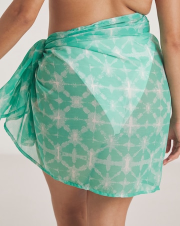 Tie Dye Print Beach Midi Sarong