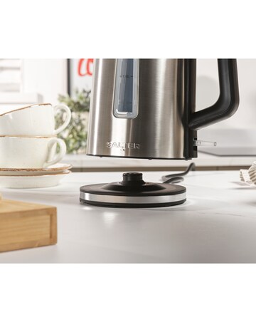 Salter Stainless Steel Kettle, Toaster and Microwave
