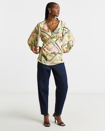Joanna Hope Printed Blouse